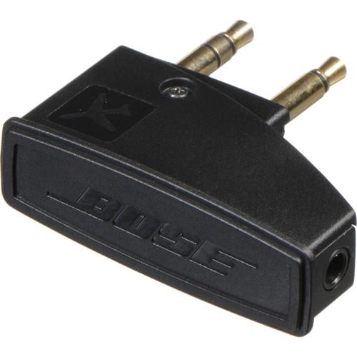 Bose Single 1 8" Stereo Female to Single Dual 1 8" Mono Male Airline Adapter