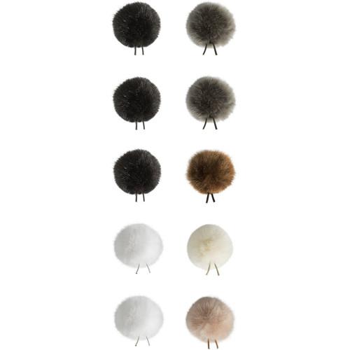 Bubblebee Industries Windbubbles All-Stars Faux-Fur Windscreens for 3 to 4mm Lav Mics