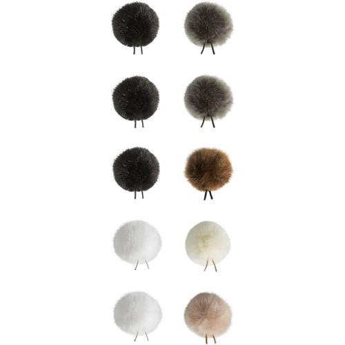 Bubblebee Industries Windbubbles All-Stars Faux-Fur Windscreens for 5 to 8mm Lav Mics