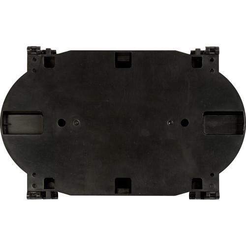 Camplex Stackable 24-Position Black Plastic Splice Tray with Cover