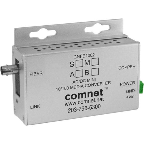 COMNET Single Mode 10 100 Mbps Ethernet 1550 1310nm Mini AC DC Power Media Converter