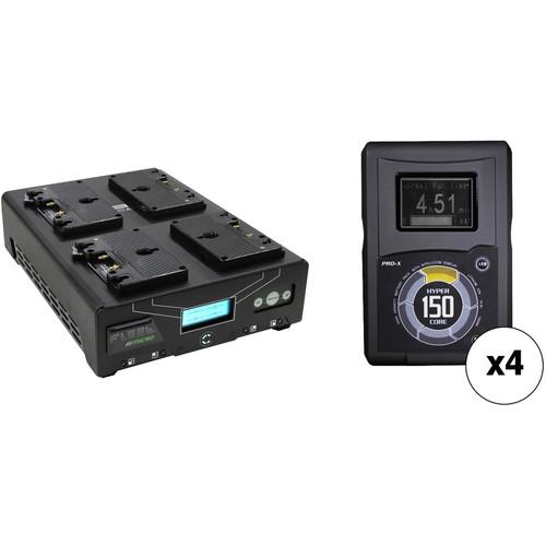 Core SWX HyperCore 150 4-Battery Kit with Fleet Micro Charger