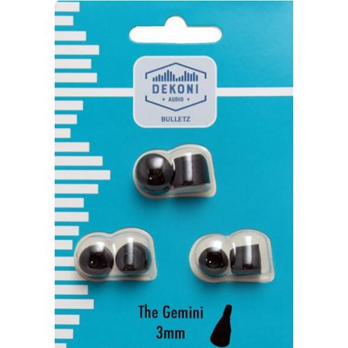 Dekoni Audio The Gemini Memory Foam Earphone Tips 3mm,