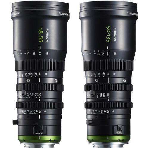Fujinon MK18-55 & MK50-135 T2.9 Cine-Style Lens Kit