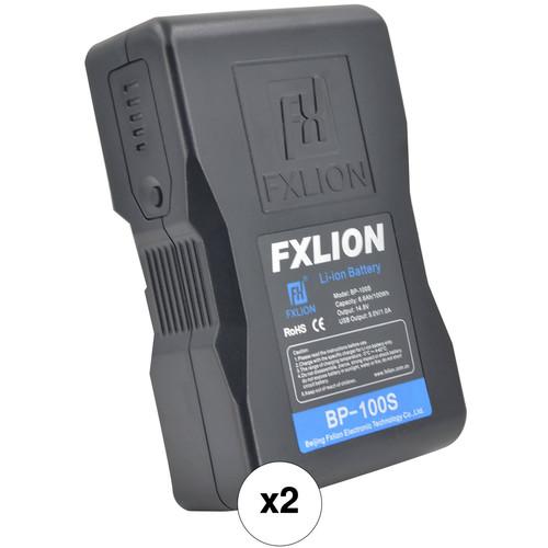 Fxlion 2 x Cool Black Series BP-100S 14.8V 98Wh V-Mount Batteries