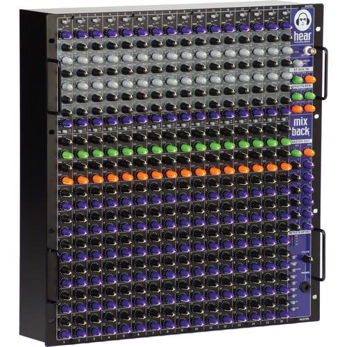 Hear Technologies Mix Back Mixer 16-Channel Monitor Mixer with Talkback Remote