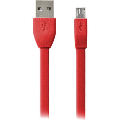 iEssentials Flat USB Type-A Male to Micro-USB Male Cable