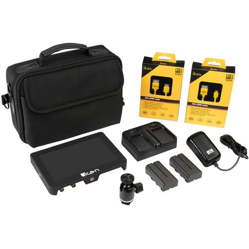 ikan Saga 7" 4K HDMI 3G-SDI On-Camera Monitor Deluxe Kit