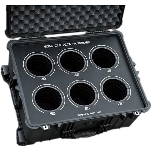 Jason Cases 6-Lens Protective Case for Sony CineAlta 4K Primes