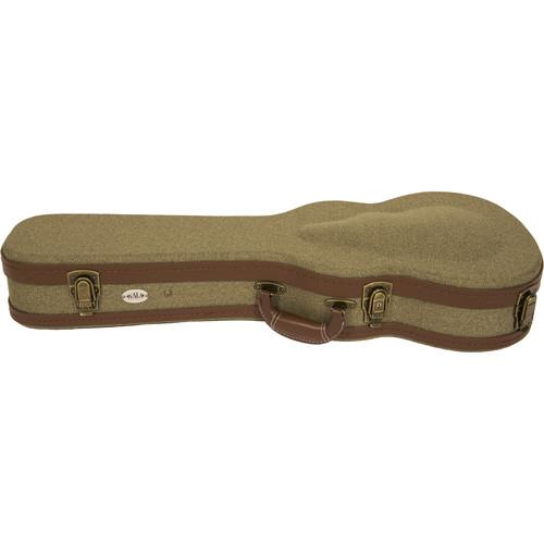 KALA Olive Tweed Archtop Hardcase for Tenor Ukulele