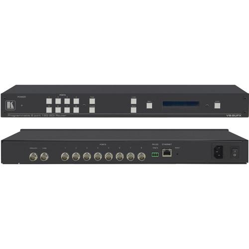 Kramer 8-Port 12G SDI Matrix Switcher with Interchangeable Inputs and Outputs