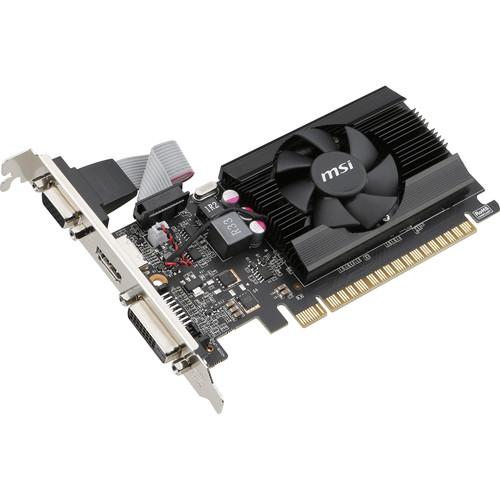 MSI GeForce GT 710 Low Profile Graphics Card, MSI, GeForce, GT, 710, Low, Profile, Graphics, Card