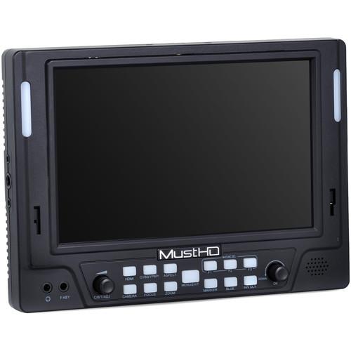 MustHD 7" 4K HDMI IPS On-Camera Monitor