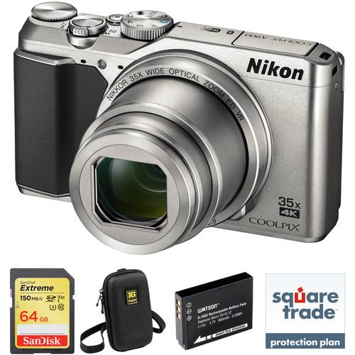 Nikon COOLPIX A900 Digital Camera Deluxe Kit