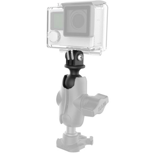 RAM MOUNTS 1" Ball Adapter for GoPro Bases with Short Arm & Action Camera Adapter