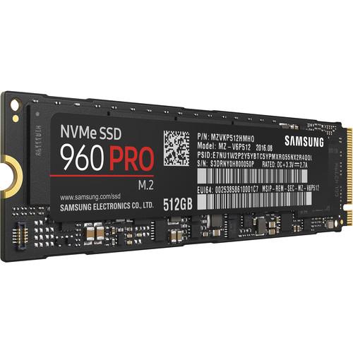 Samsung 512GB 960 PRO M.2 Internal SSD