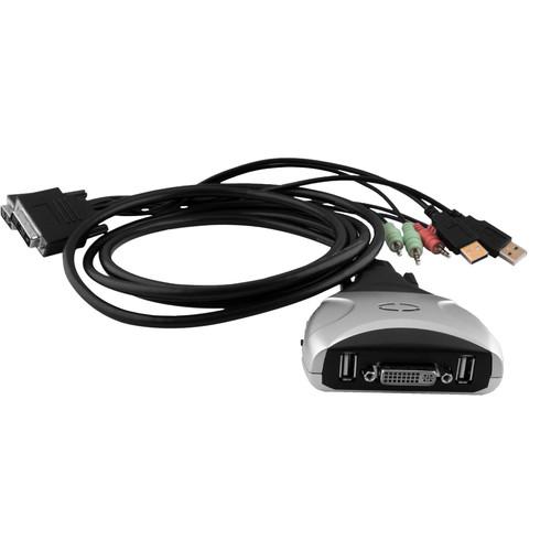 Smart-AVI 2-Port DVI KVM Switch with Audio