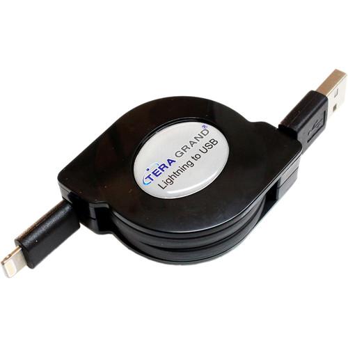 Tera Grand Retractable USB Type-A to Lightning Cable