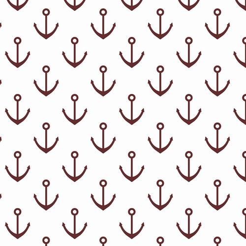 Westcott Anchors Pattern Matte Vinyl Backdrop with Hook-and-Loop Attachment