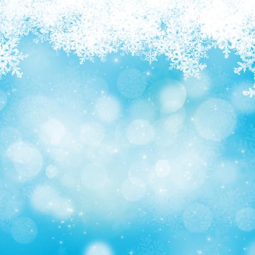 Westcott Snowy Bokeh Art Canvas Backdrop with Hook-and-Loop Attachment