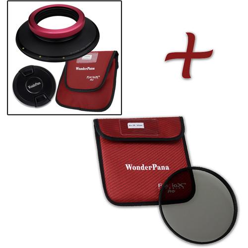 FotodioX WonderPana FreeArc XL Core Unit Kit for Sigma 14mm Art Lens with 186mm Slim Circular Polarizer Filter