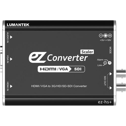 Lumantek HDMI VGA to SDI EZ-Converter with Scaler