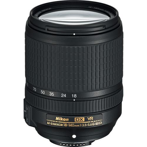Nikon AF-S DX NIKKOR 18-140mm f 3.5-5.6G ED VR Lens - Refurbished