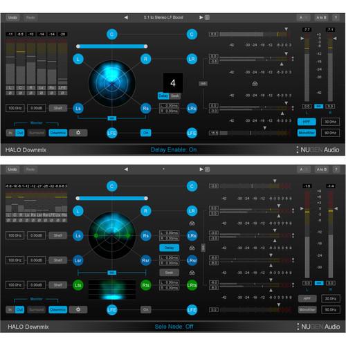 NuGen Audio Halo Downmix Surround to Stereo Downmixer Plug-In with 3D Immersive Extension