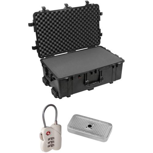 Pelican 1650 Case with Foam Set, TSA Lock, Desiccant Gel