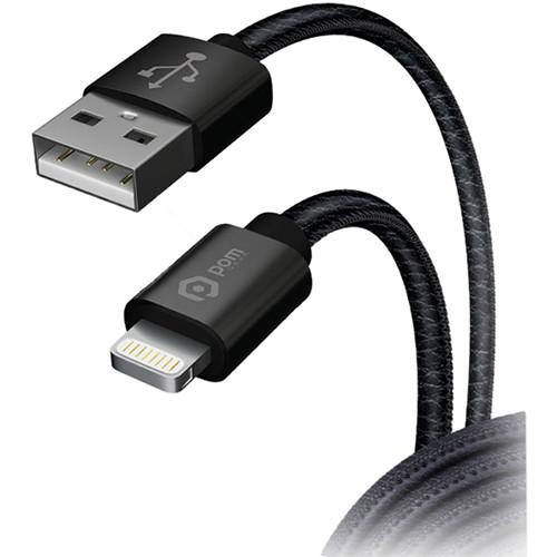 POM GEAR MFi Leather Lightning to USB Type-A Cable