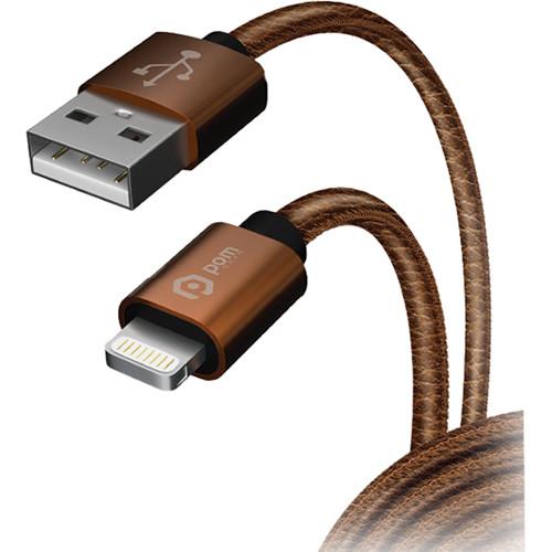 POM GEAR MFi Leather Lightning to USB Type-A Cable