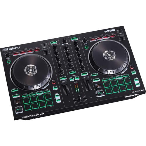Roland DJ-202 2-Channel, 4-Deck DJ Controller for Serato DJ Pro