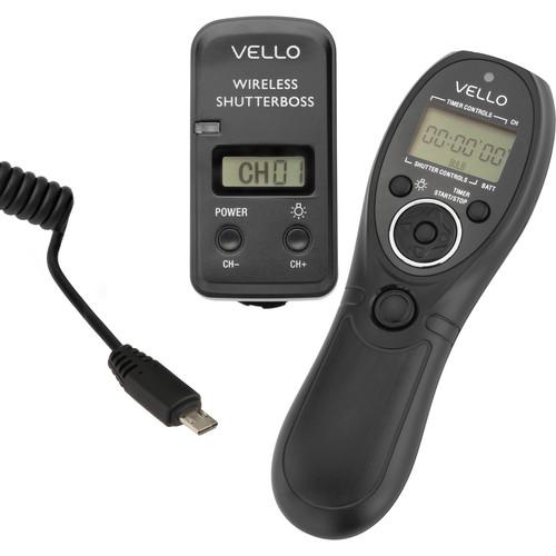 Vello Wireless ShutterBoss III Remote Switch with Digital Timer for Select Sony Cameras