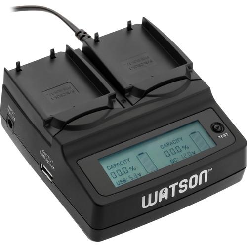 Watson Duo LCD Charger with Two BLH-1 Battery Plates
