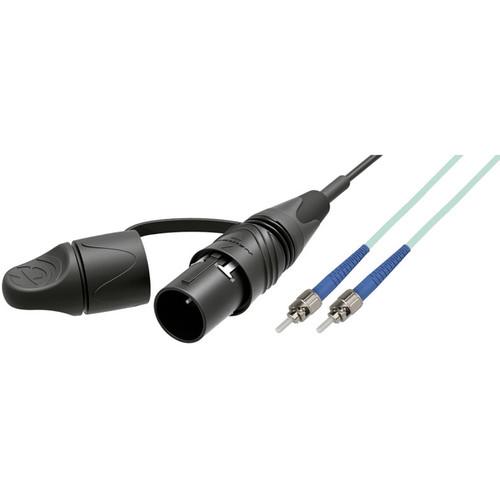 Camplex 2-Ch opticalCON DUO LITE to 2 ST Multi-Mode Fiber Tactical Patch Cable
