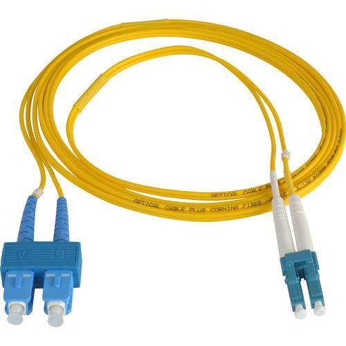 Camplex Duplex LC to Duplex SC Singlemode Fiber Optic Patch Cable