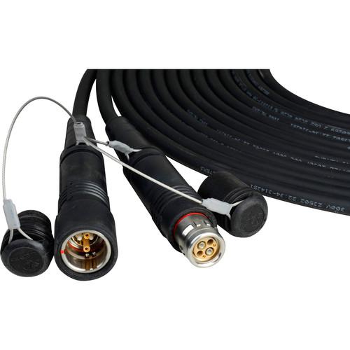 Camplex LEMO FUW Male to LEMO PUW Female Outside Broadcast Fiber Camera Cable