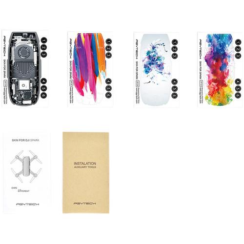 DJI 4-Pack PGYTECH Skin for Spark Quadcopter