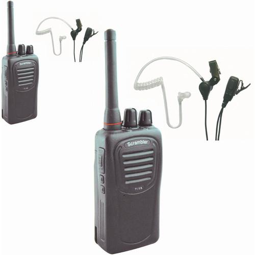 Eartec 2 SC-1000 Radios with SST Lapel Mic Earbuds
