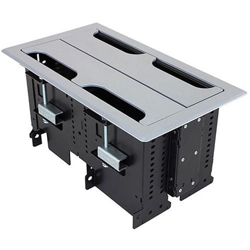 FSR Rectangular Table Box for 4 T6 Large Brackets Up to 16 TBRT Cable Retractors