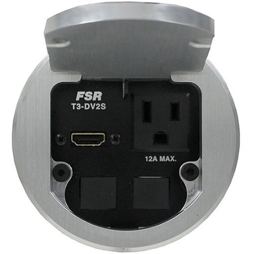 FSR T3-DV2S 3.5" HDMI Round Table Box