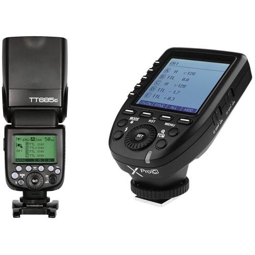 Godox TT685C Thinklite TTL Flash with XProC Trigger Kit for Canon Cameras