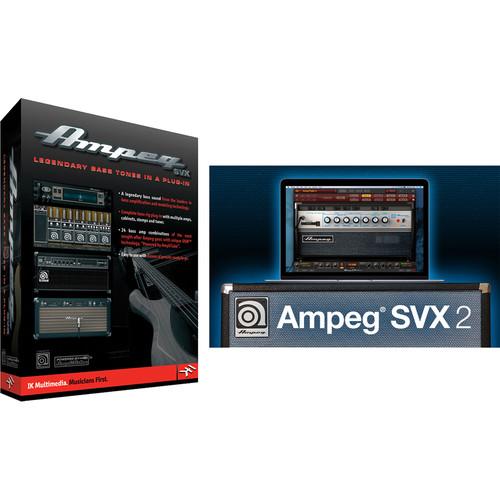 IK Multimedia Ampeg SVX 1 & 2 Bundle - Collections of Bass Amplifier and Cabinet Emulations for AmpliTube Plug-In