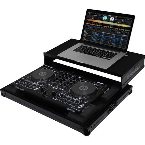Odyssey Innovative Designs Black Label Low Profile Glide Style Case for Roland DJ-202 Serato DJ Controller