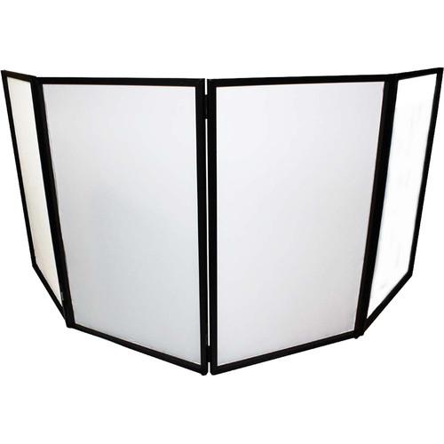 ProX DJ Facade - Aluminum 4-Panel Scrim Package with Bag and Black White Scrims