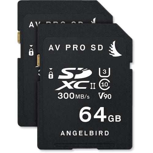 Angelbird 64GB AV Pro UHS-II SDXC Memory Card