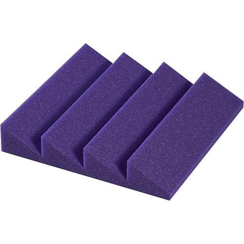 Auralex DST-114 - Designer Series Treatments 12" x 12" x 2" Four-Ridge Acoustic Foam Panel - 96 Pieces