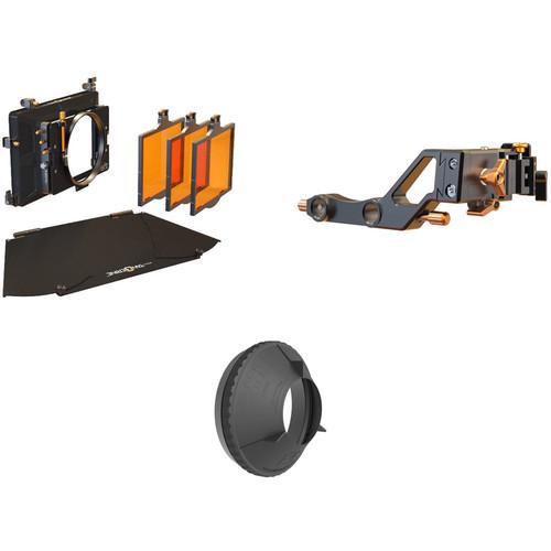 Bright Tangerine Misfit Matte Box with Swing Away & 143mm Black Hole Donut Kit