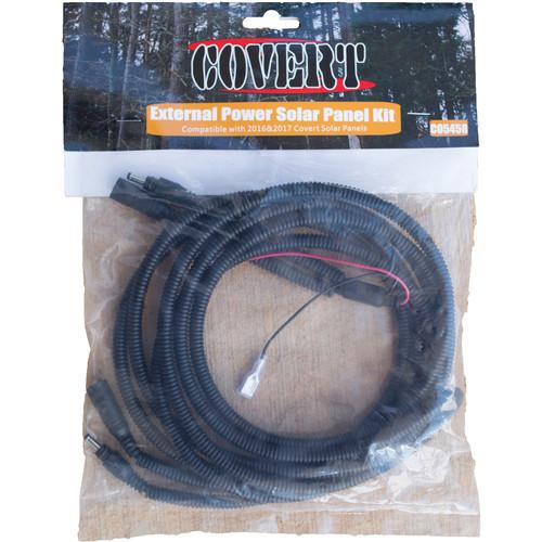 Covert Scouting Cameras External Power Solar Panel Kit & Cable Extender