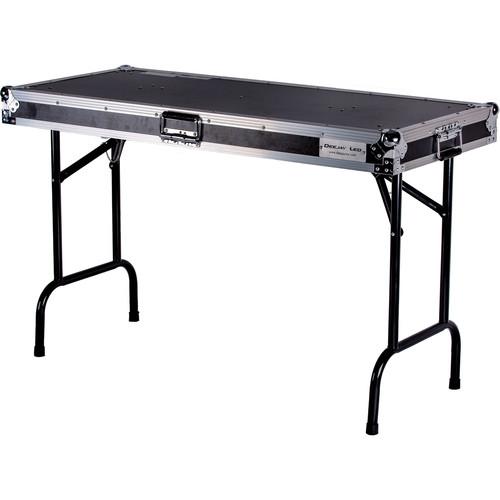 DeeJay LED Universal Fold-Out DJ Table with Locking Pins